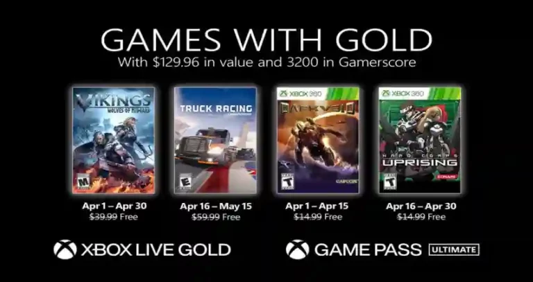 قائمة الألعاب المجانية لخدمة Xbox Live Gold لشهر أبريل 2021