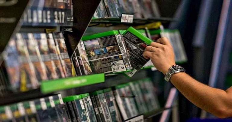 متجر لألعاب الفيديو