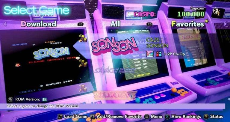متجر Microsoft يطلق لعبة Sonson مجانية من خلال Capcom Arcade 2nd Stadium