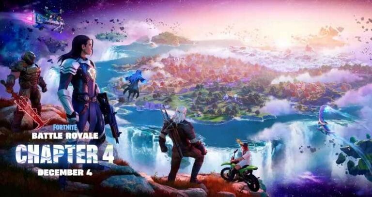 ختم الفصل الثالث من لعبة Fortnite بتقديم لمحة على خريطة الفصل الرابع الجديد