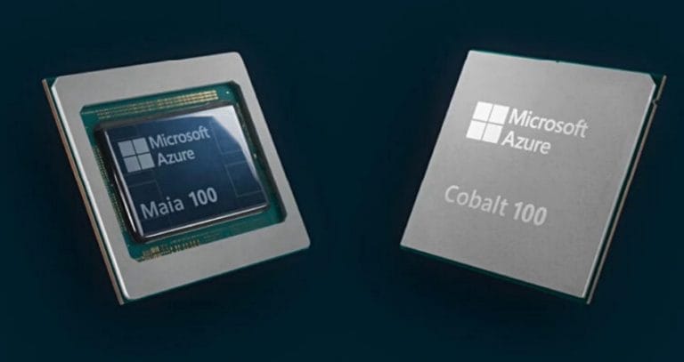 إعلان شركة Microsoft عن رقائق الذكاء الاصطناعي