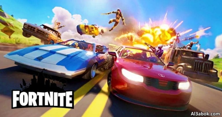 تسريبات Fortnite تكشف عن وضع سباق جديد Rocket Racing