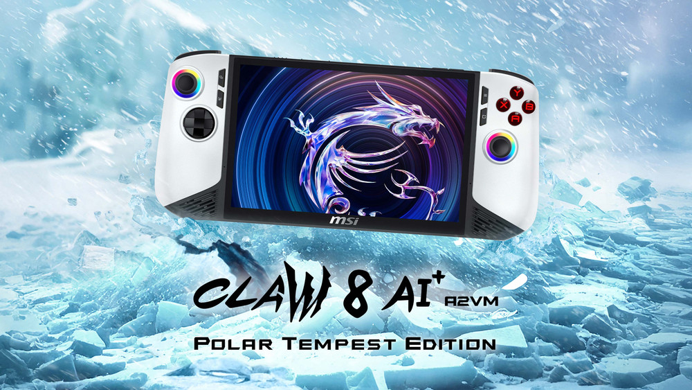 MSI Claw 8 AI+ Polar Tempest: جهاز قديم بثوب أبيض جديد